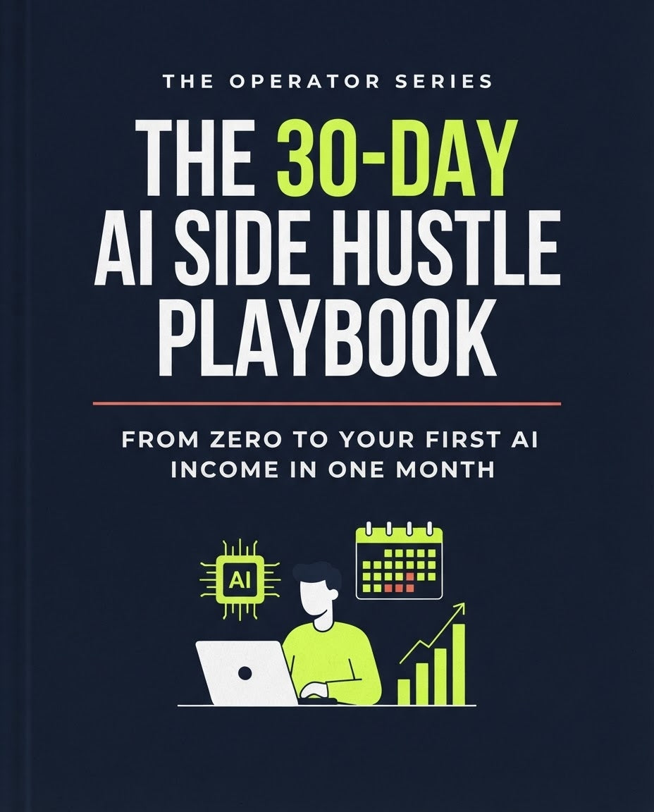 The 30-Day AI Side Hustle Playbook
